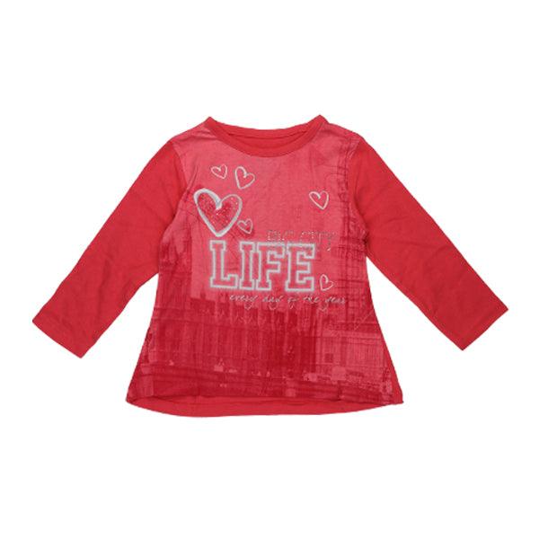 GRAPHIC LONG SLEEVE T-SHIRT FOR GIRLS