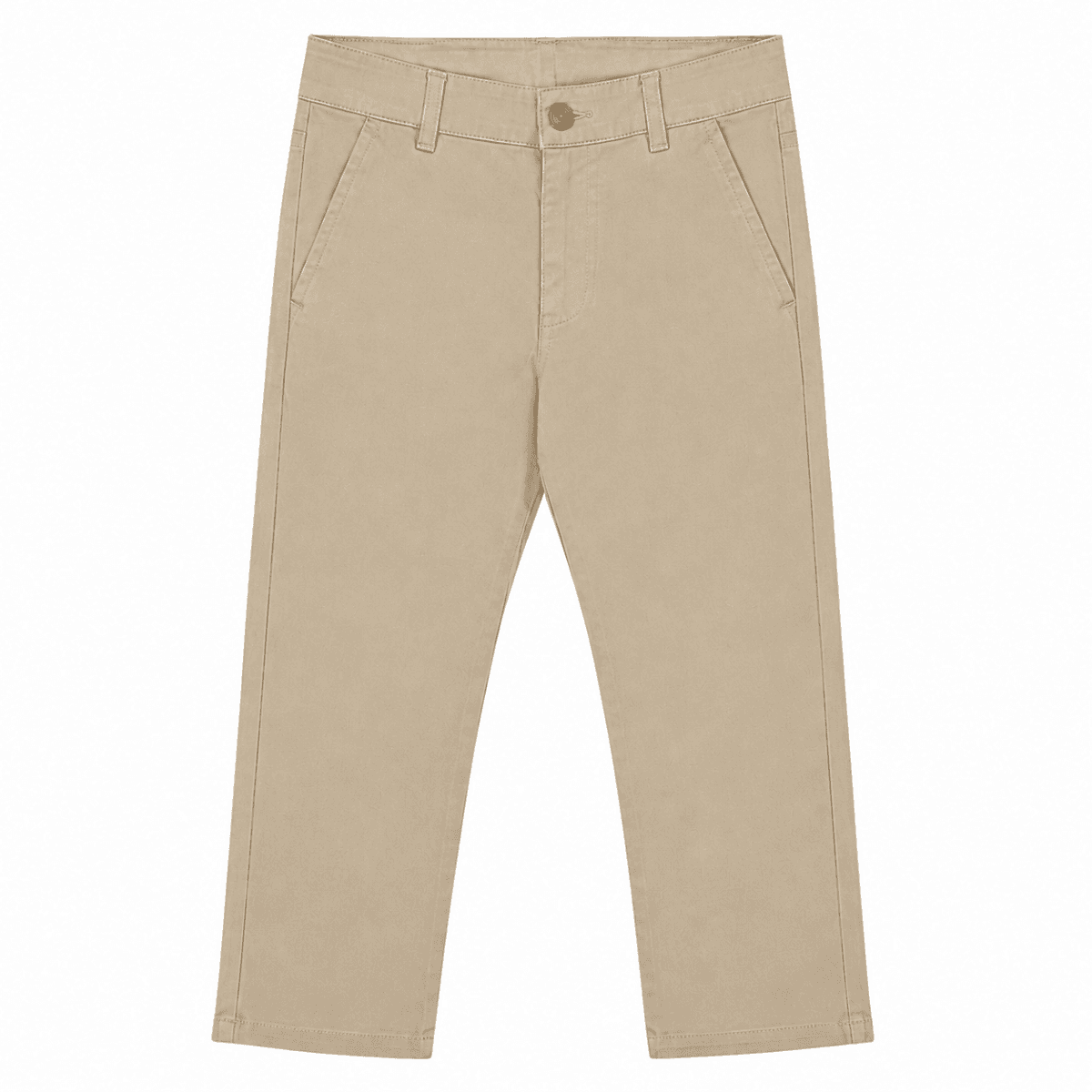 BEIGE TWILL TROUSER