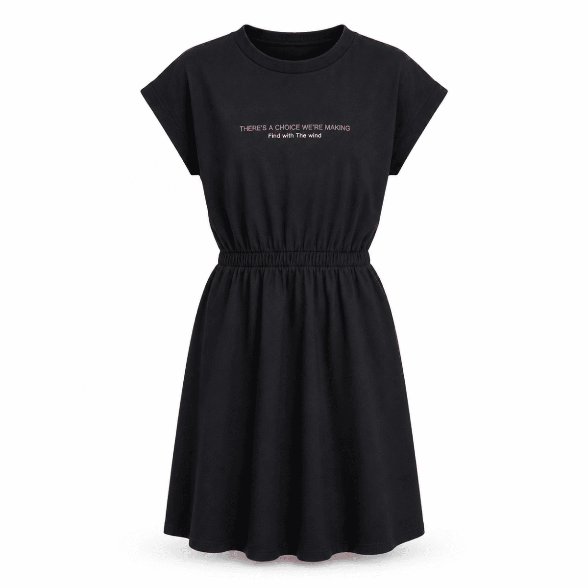 BLACK PLAIN DRESS