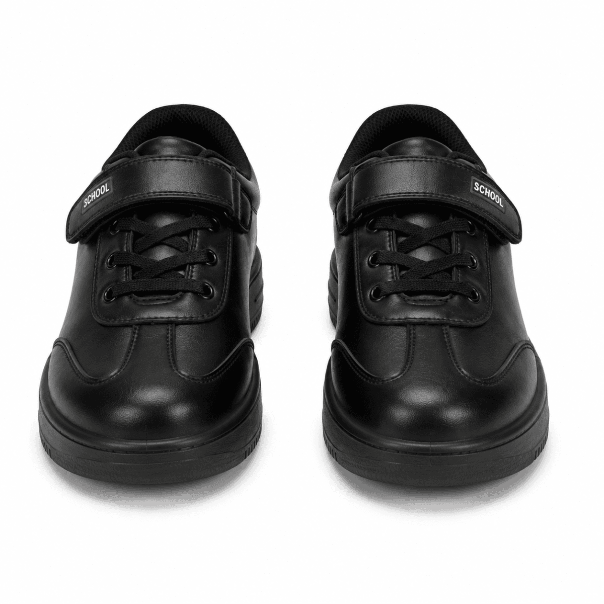 BLACK LACE UP SCHOOL SHOES