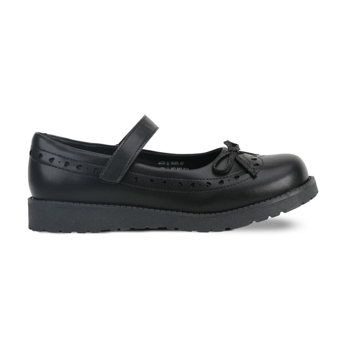 BLACK VELCROS SCHOOL SHOES