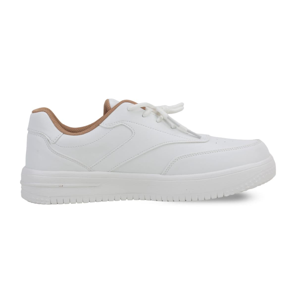 WHITE LACE UP SPORT SCHOOL SHOES