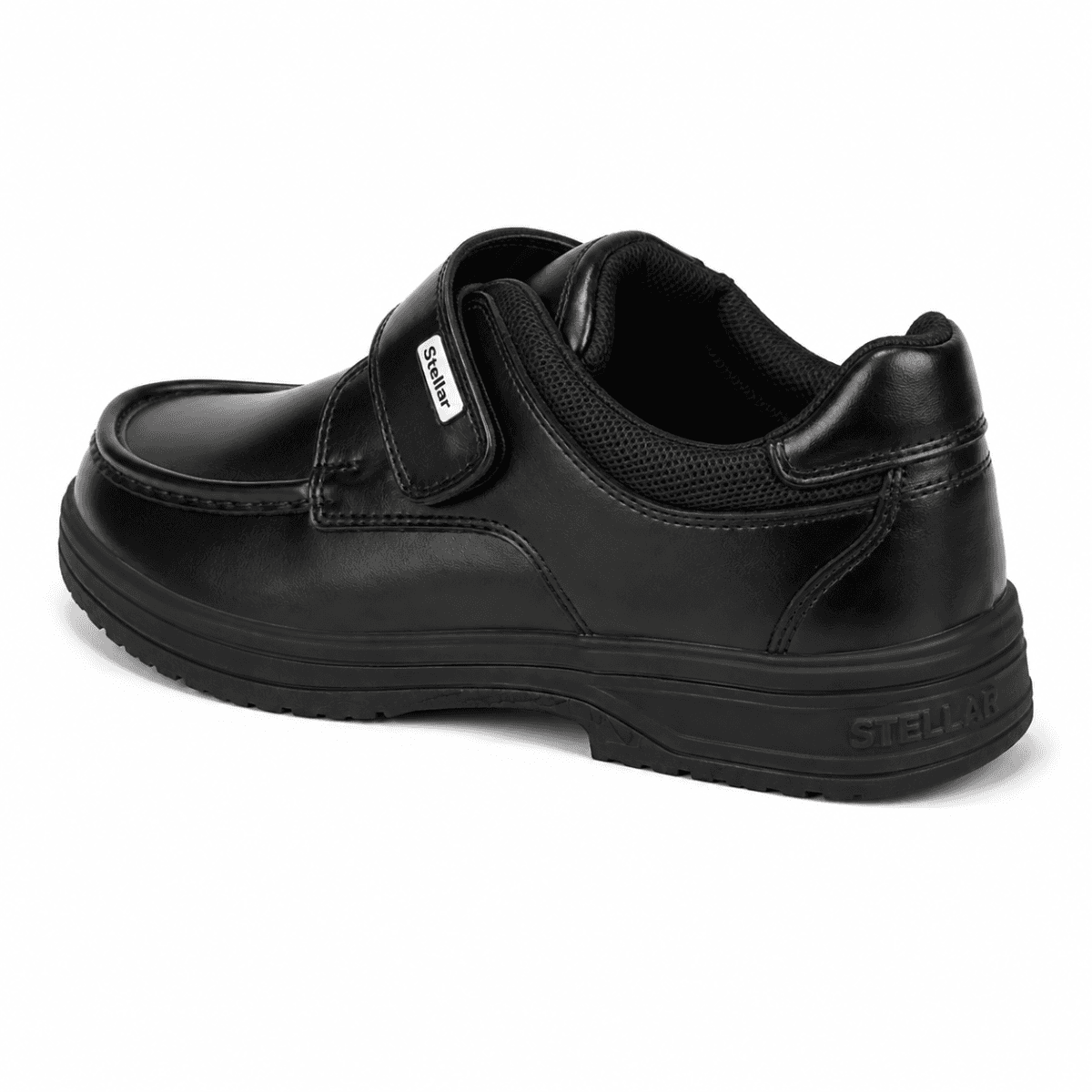 BLACK VELCRO BOYS SCHOOL SHOES