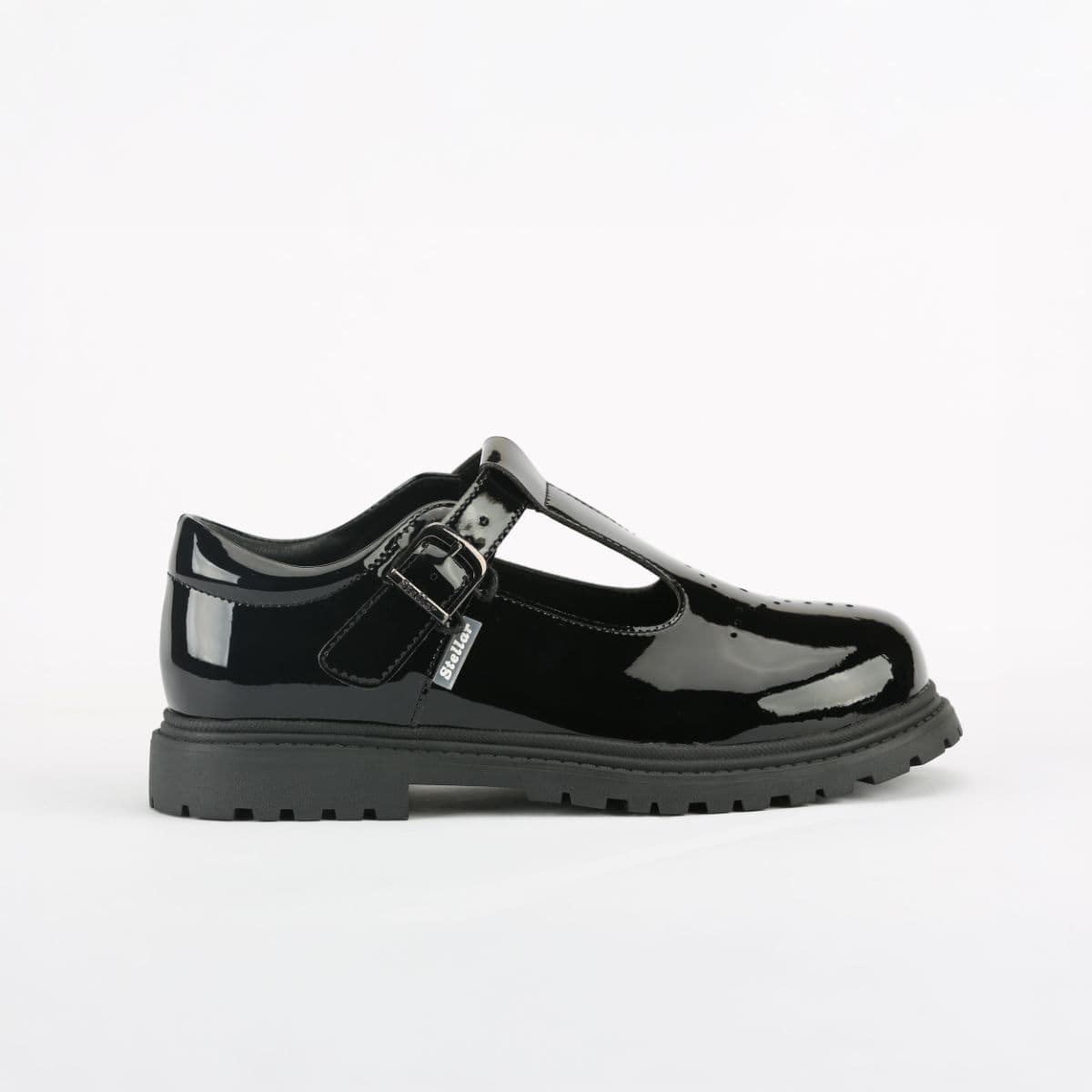 STELLAR STEP BUCKLE GIRLS SCHOOL SHOES