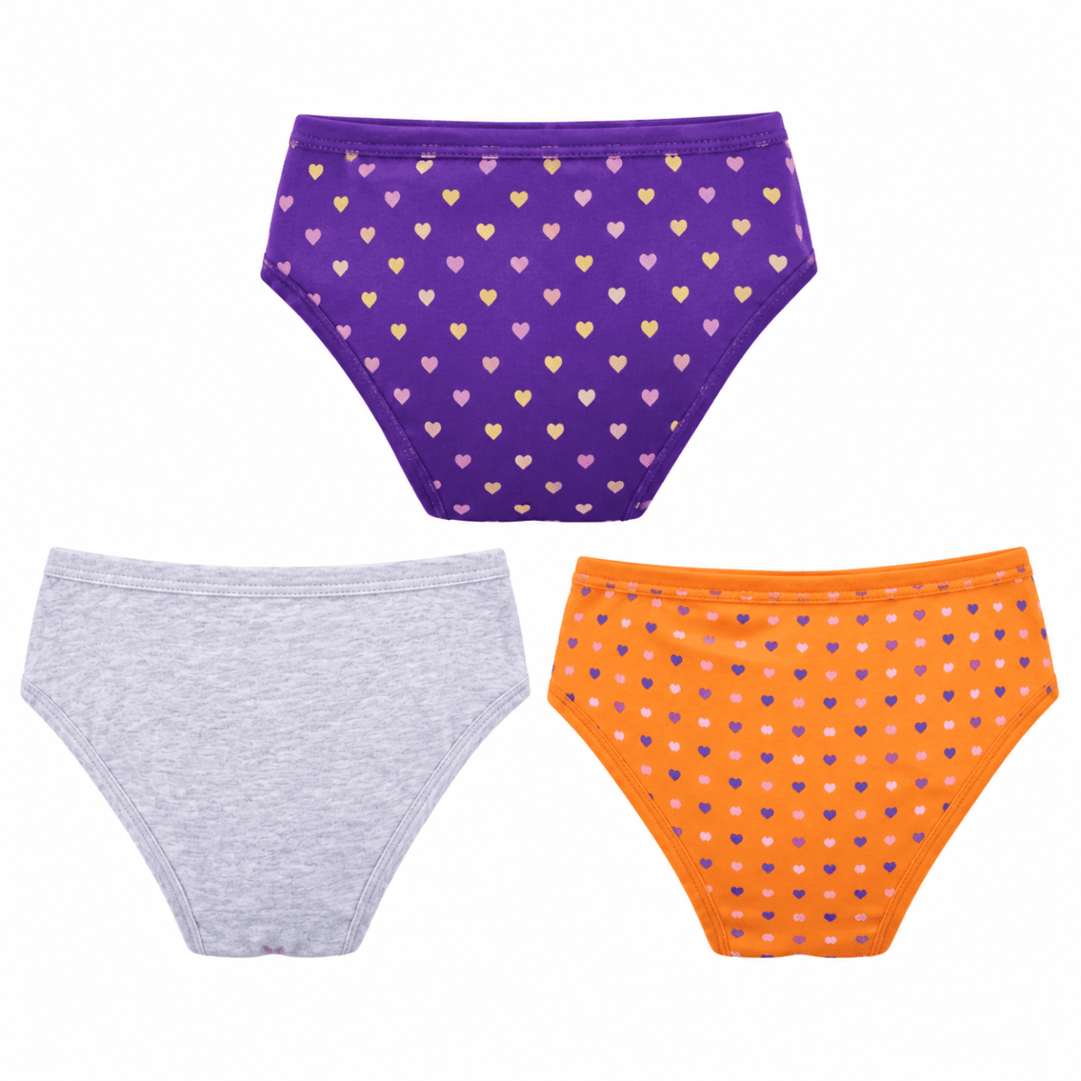 MULTICOLOR 3PCS PANT SET (HEART)