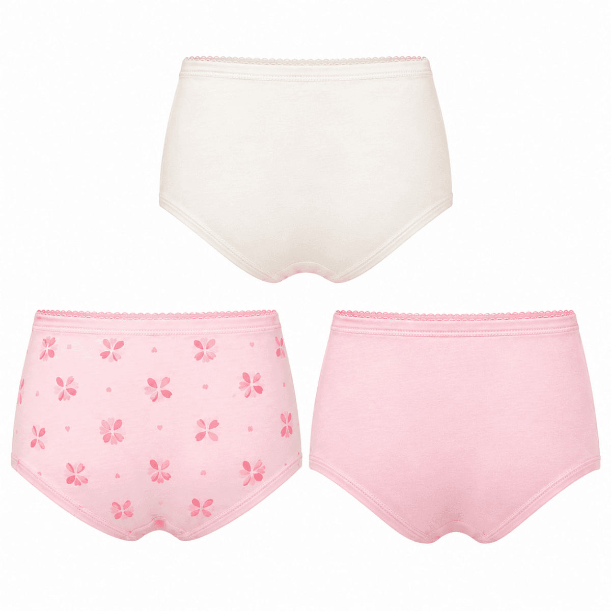 MULTICOLOR 3PCS  FULL PANT SET (BUTTERFLY2)