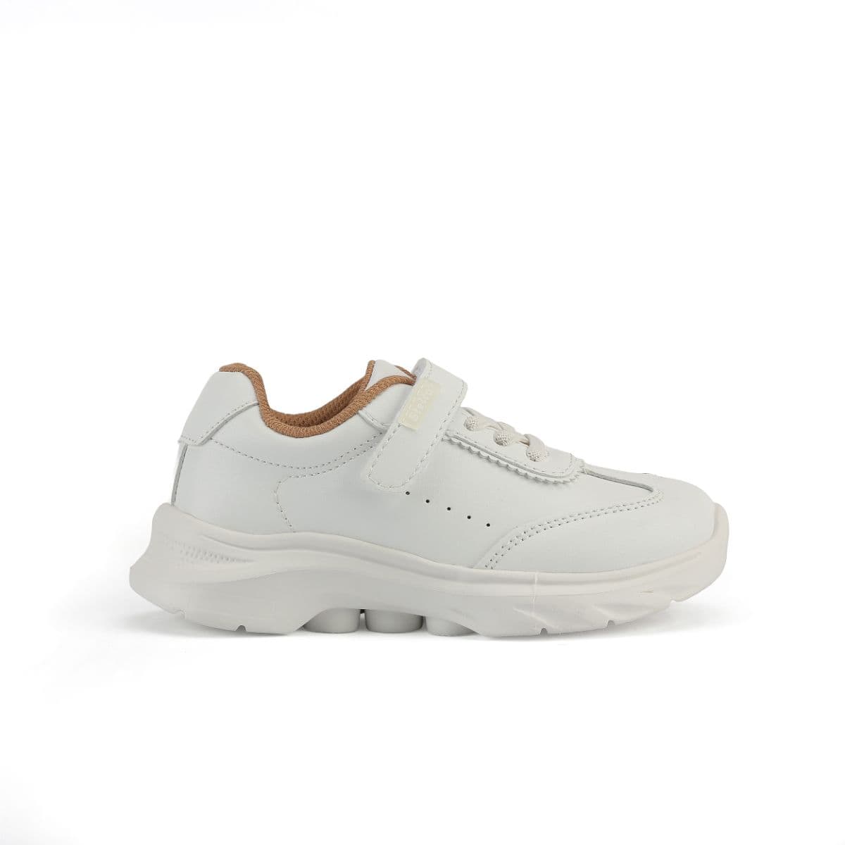 STELLAR STEP WHITE VELCRO SCHOOL SHOES