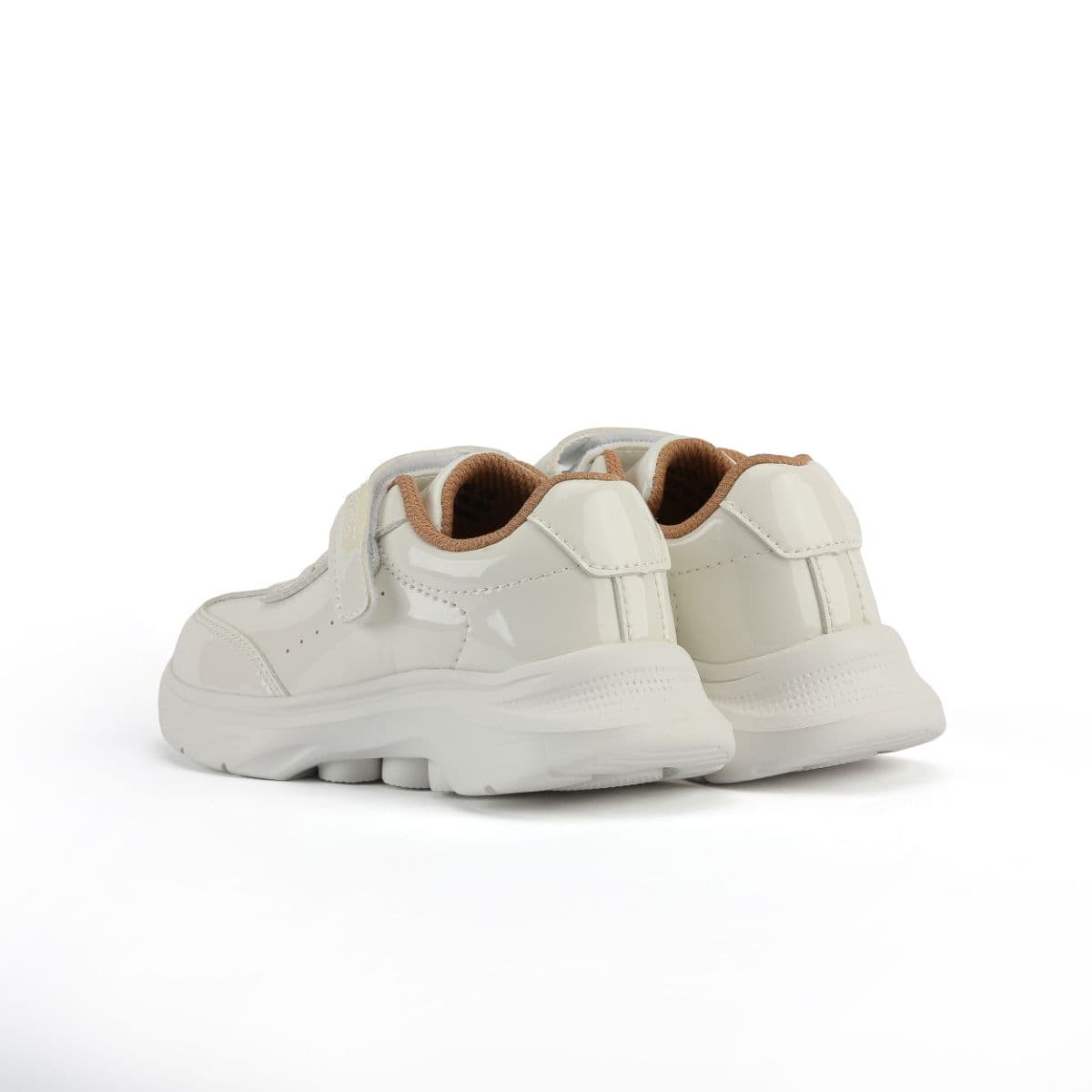 STELLAR STEP WHITE VELCRO SPORT SCHOOL SHOES