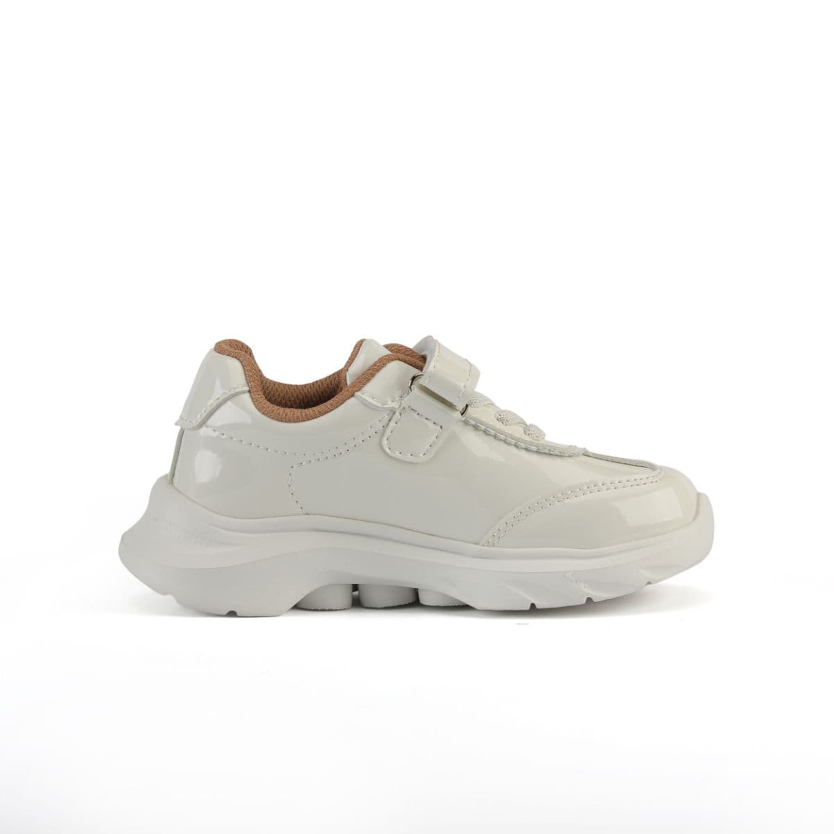STELLAR STEP WHITE VELCRO SPORT SCHOOL SHOES