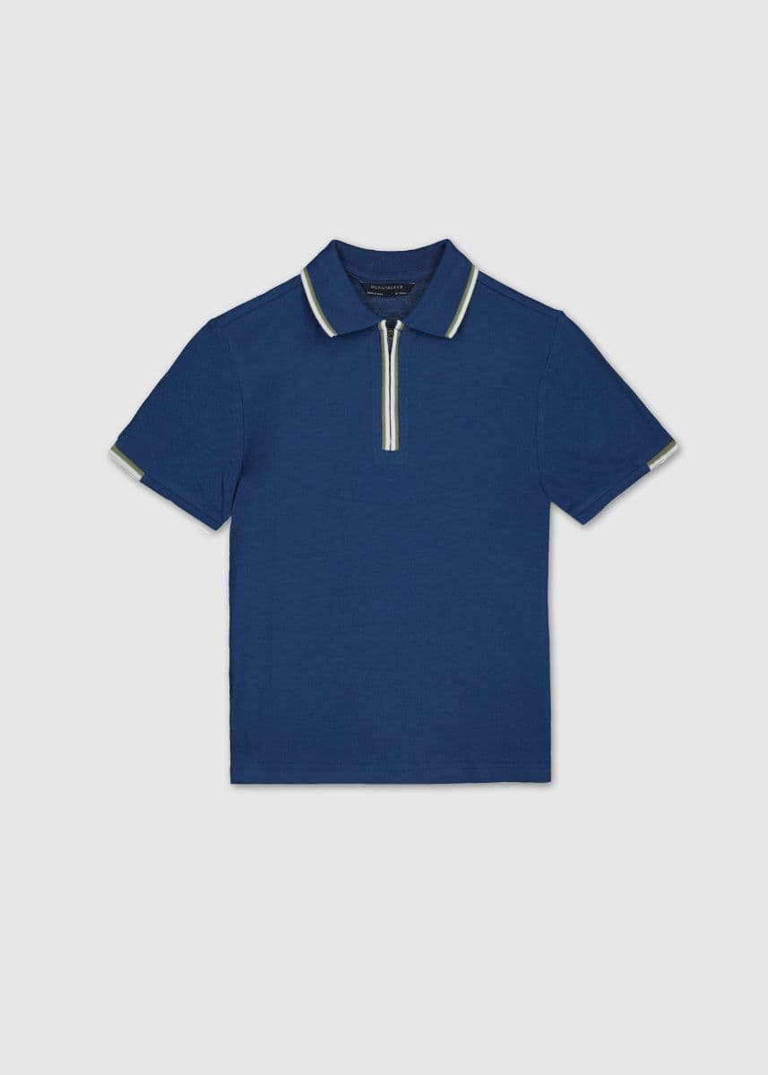OCEAN ZIPPER POLO TSHIRT