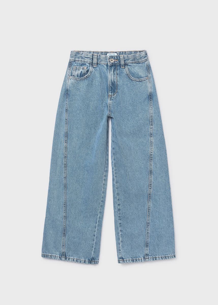 DENIM BLUE CULLLOTE TROUSER
