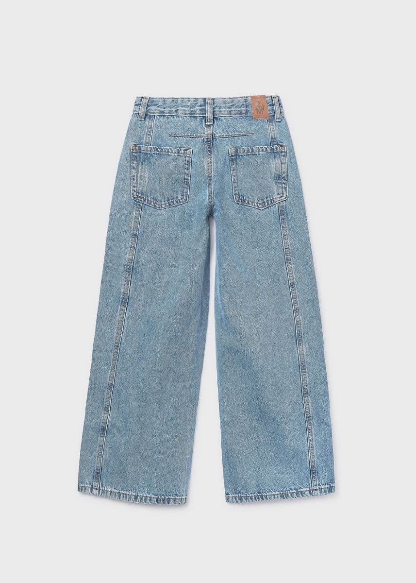DENIM BLUE CULLLOTE TROUSER