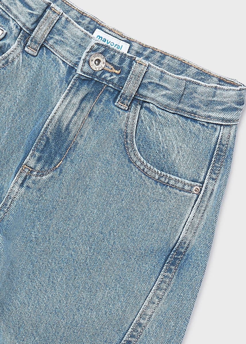 DENIM BLUE CULLLOTE TROUSER