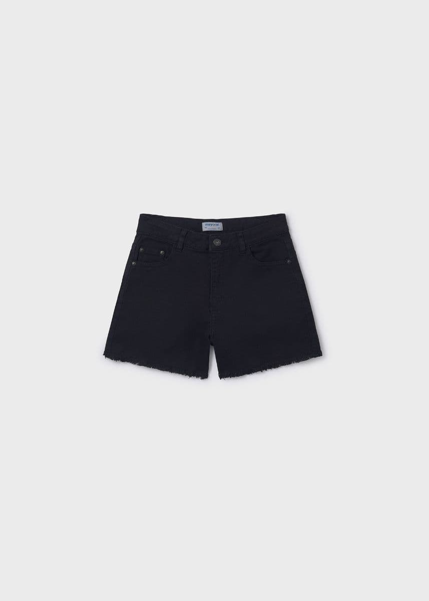 BLACK BASIC TWILL SHORT