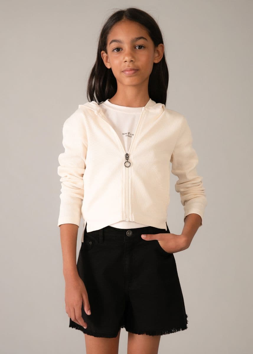 BLACK BASIC TWILL SHORT