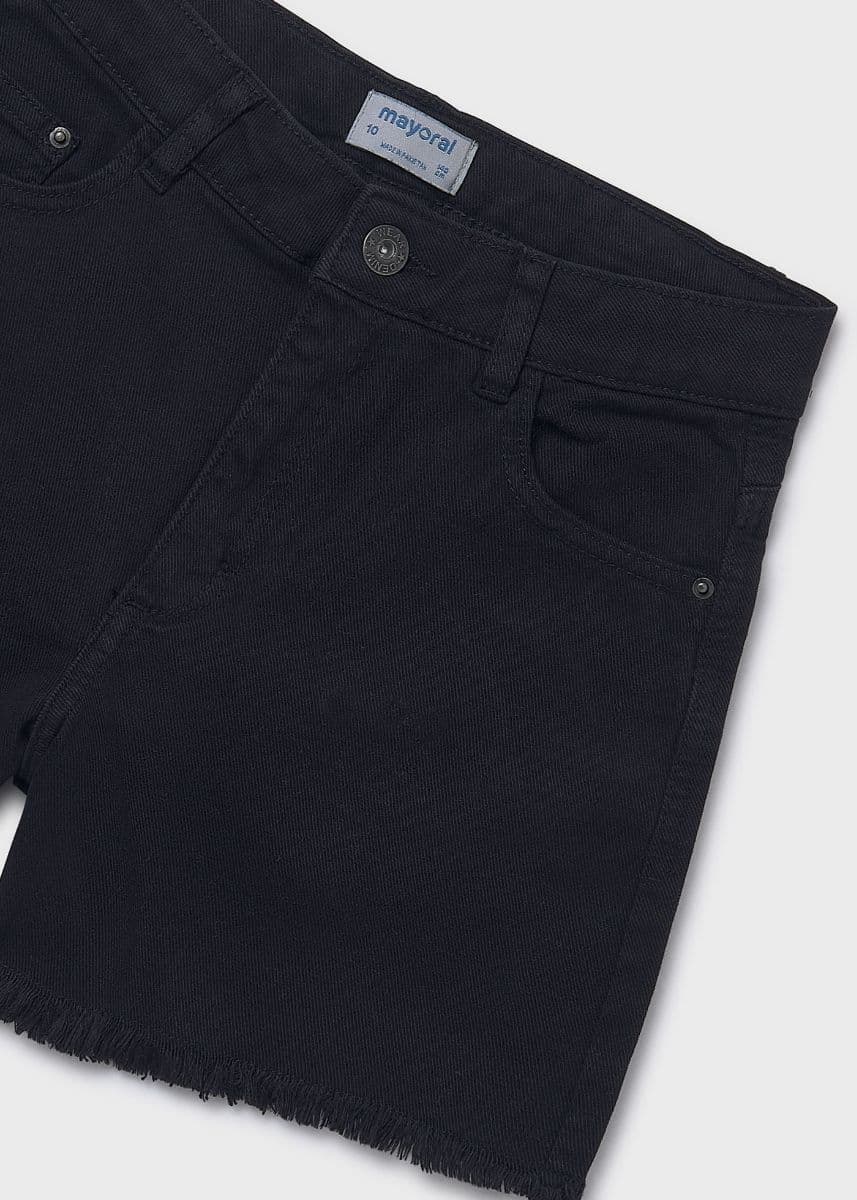 BLACK BASIC TWILL SHORT