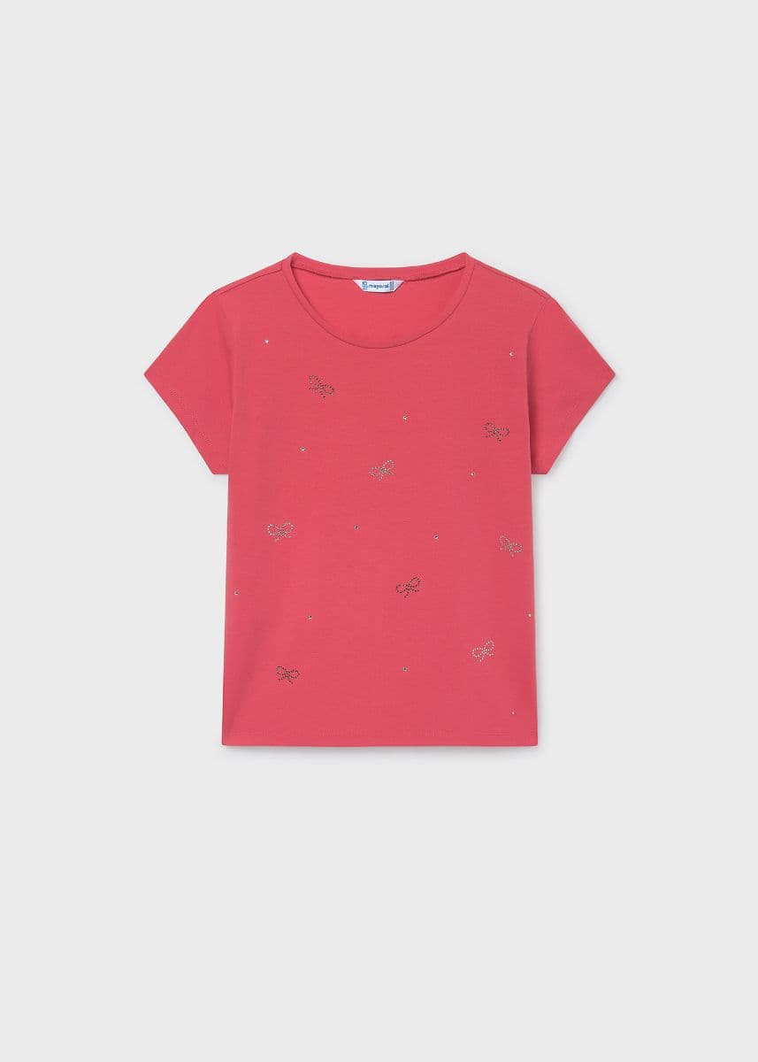 CORAL PRINT GIRLS TSHIRT Image