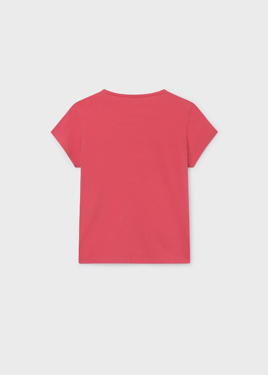 CORAL PRINT GIRLS TSHIRT