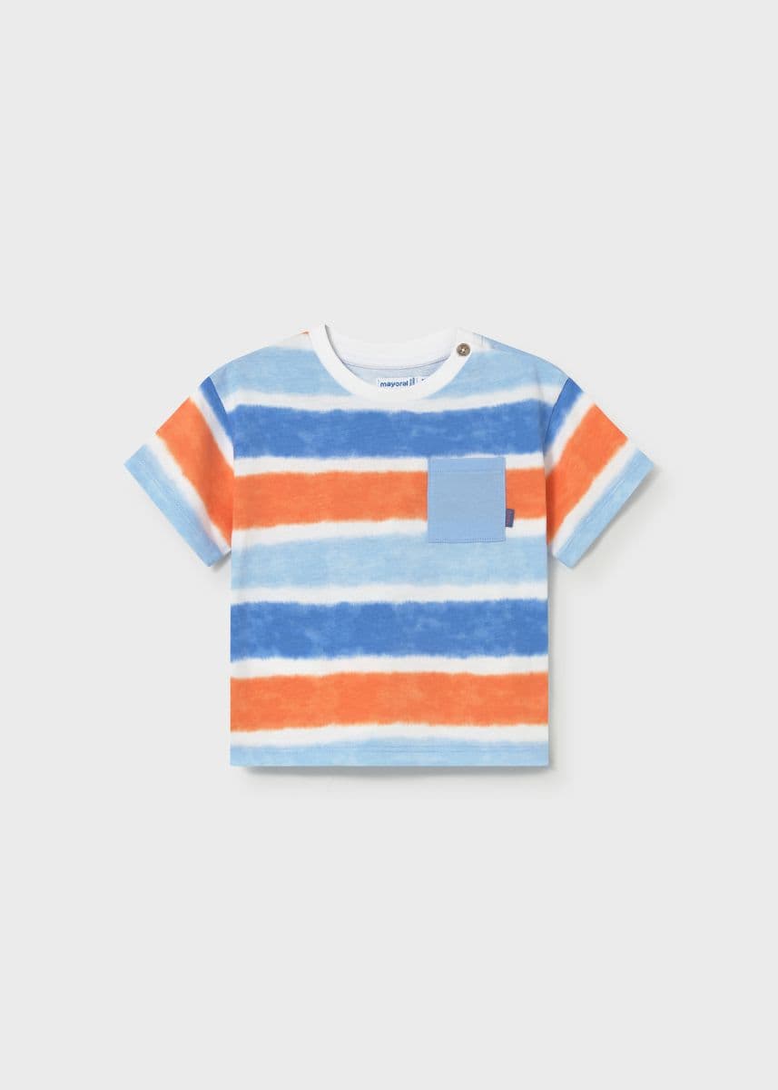 MULTICOLOUR STRIPED S/S TSHIRT