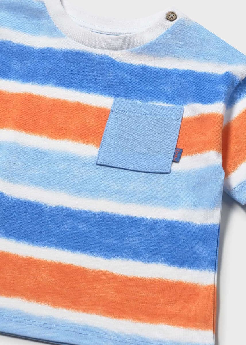 MULTICOLOUR STRIPED S/S TSHIRT