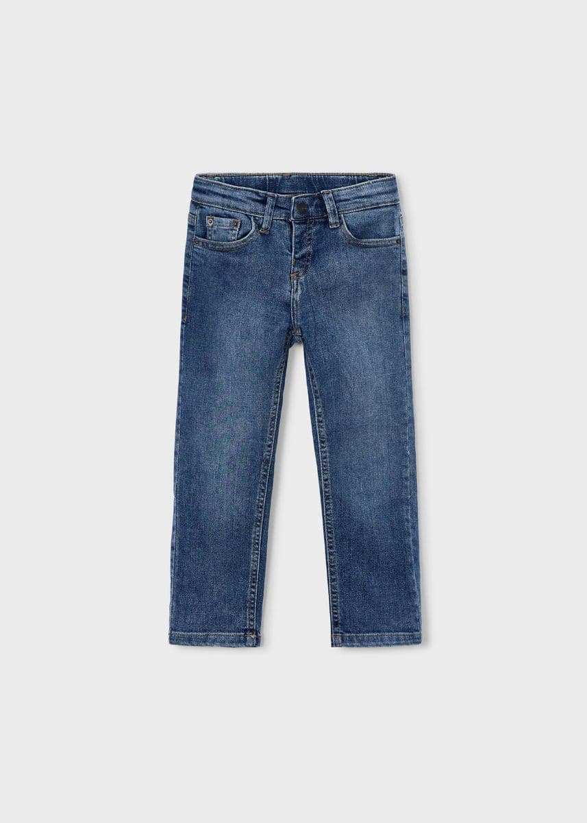 BASIC REGULAR FIT DENIM TROUSER