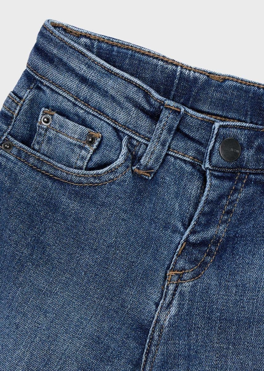 BASIC REGULAR FIT DENIM TROUSER
