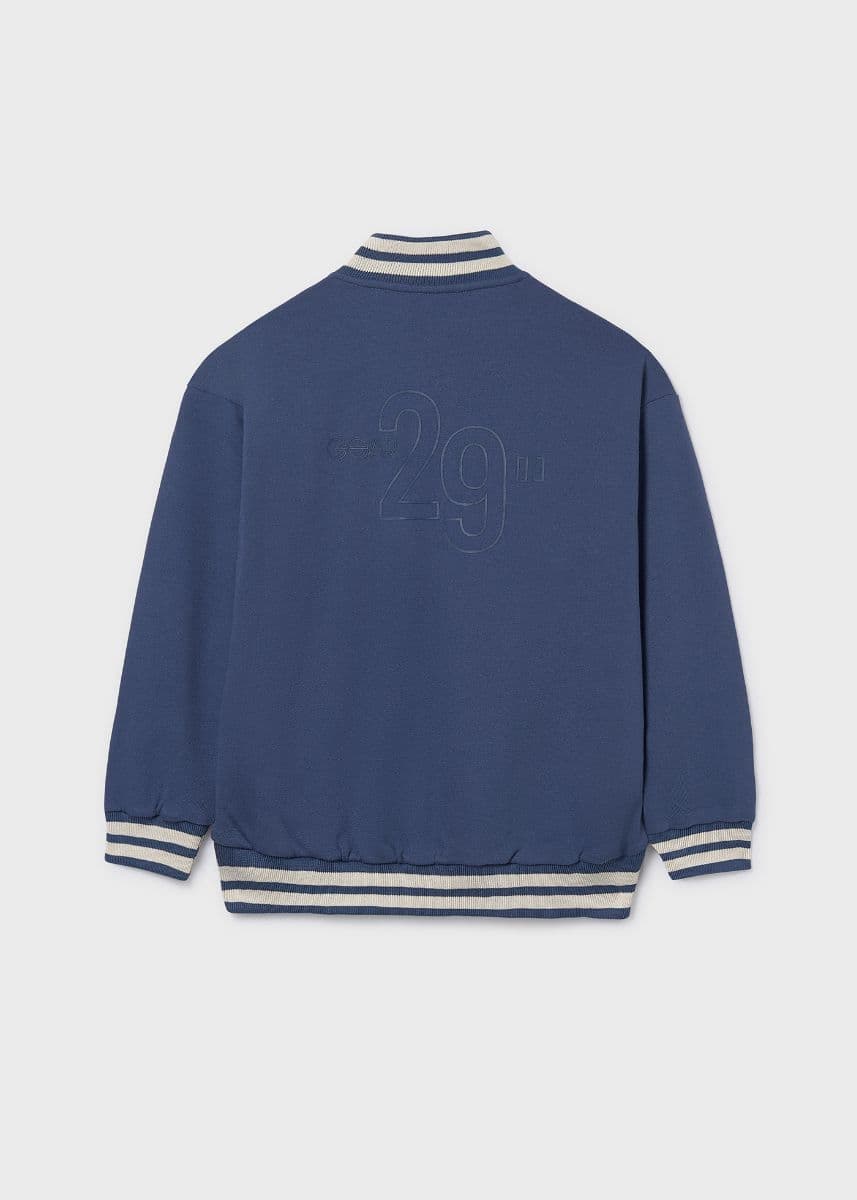 BLUE BASE BALL HOODIE