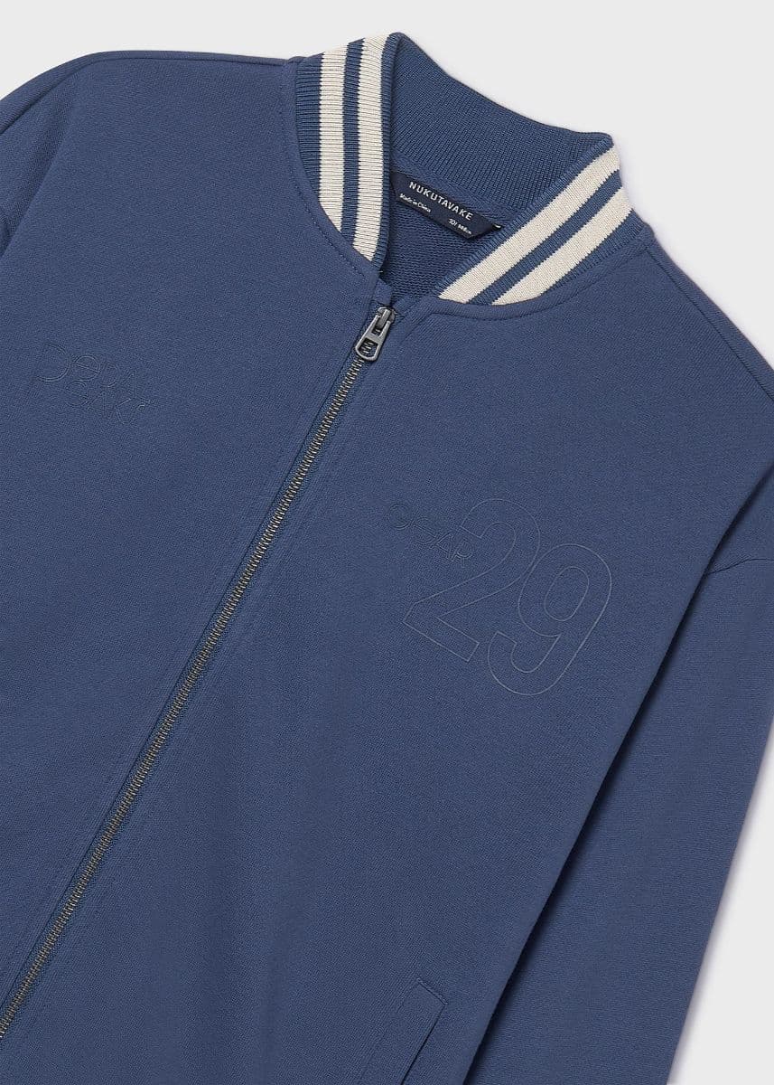 BLUE BASE BALL HOODIE