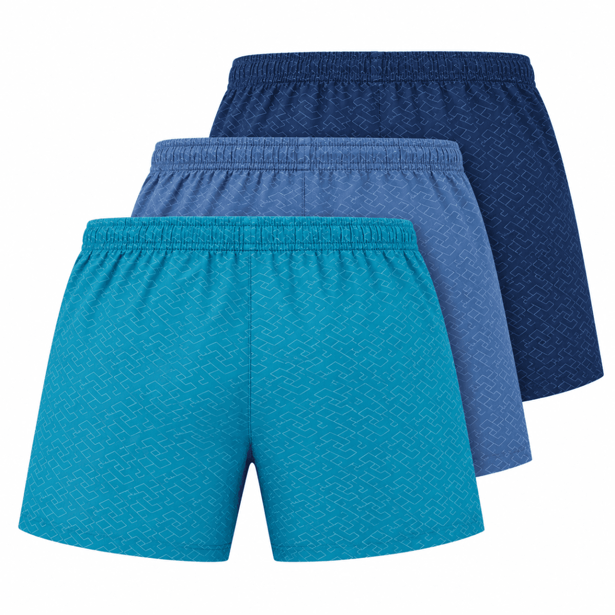 MULTICOLOR 3PCS BOXERS SET (ABSTRACT)