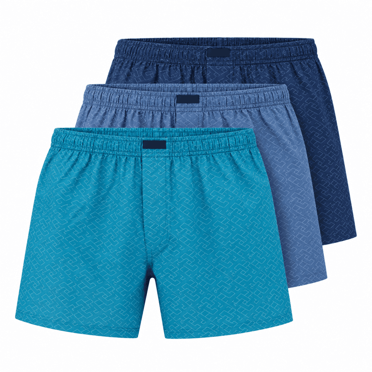 MULTICOLOR 3PCS BOXERS SET (ABSTRACT) Image
