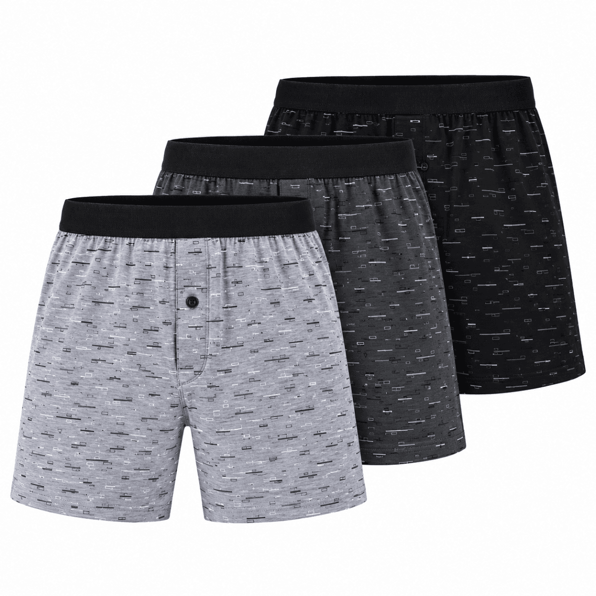 MULTICOLOR 3PCS BOXERS SET (GREY)