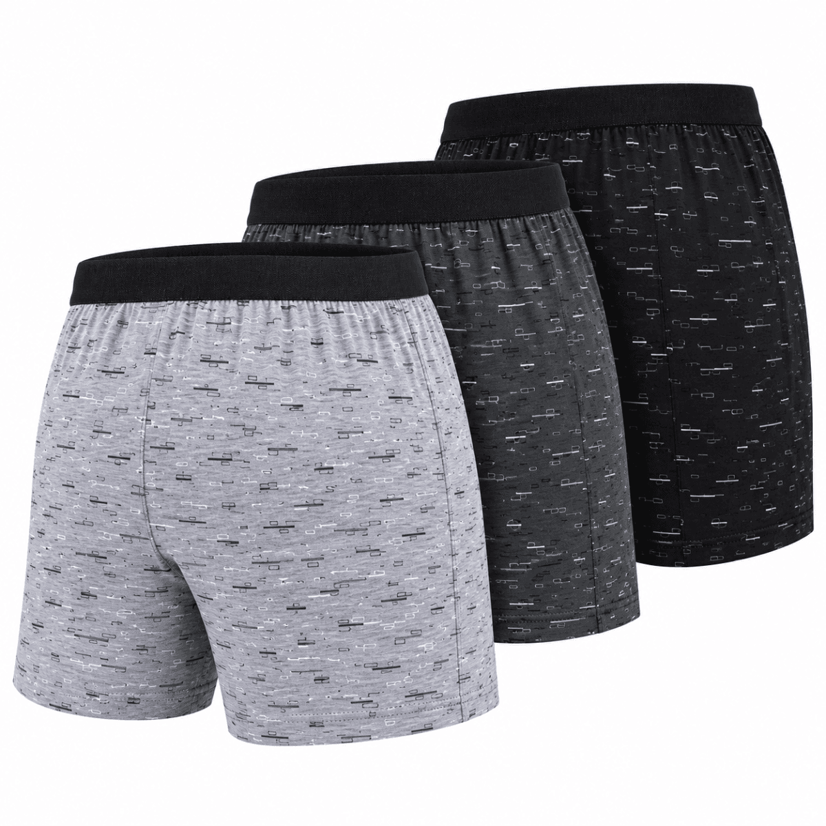 MULTICOLOR 3PCS BOXERS SET (GREY)