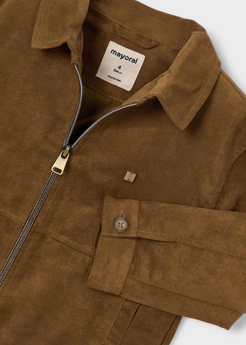 FAUX SUEDE JACKET