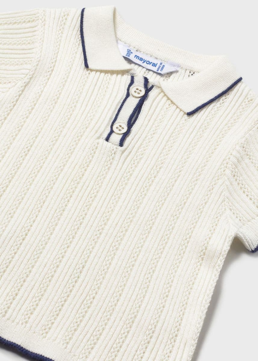 NATURAL BABYGIRL POLO TEE