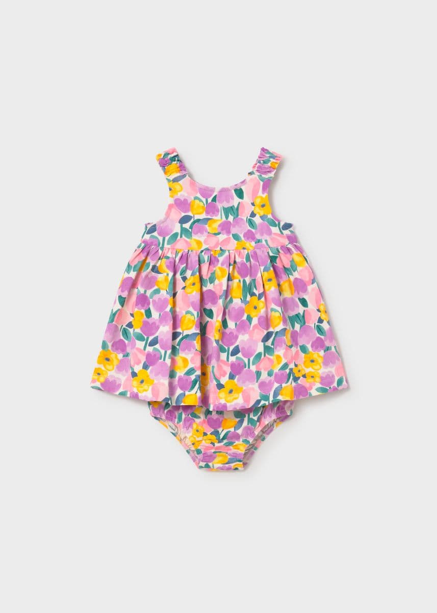 LILAC FRUIT BABY DRESS SET