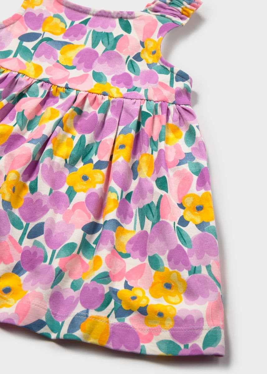 LILAC FRUIT BABY DRESS SET