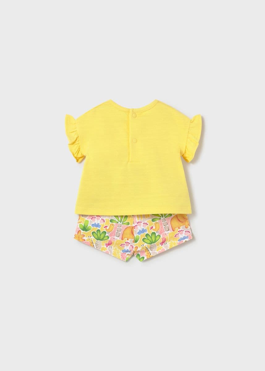 MUSTARD SHORTS SET