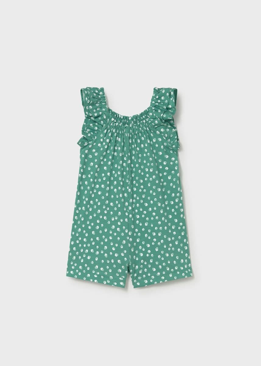 GREEN POLKA DOT ROMPER Image