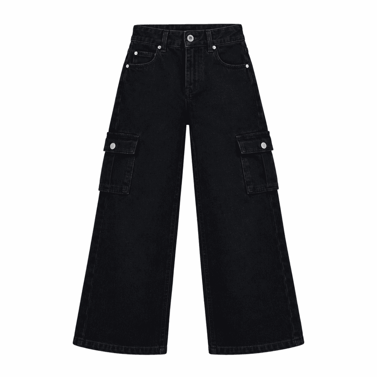 BLACK GIRL CARGO DENIM TROUSER Image