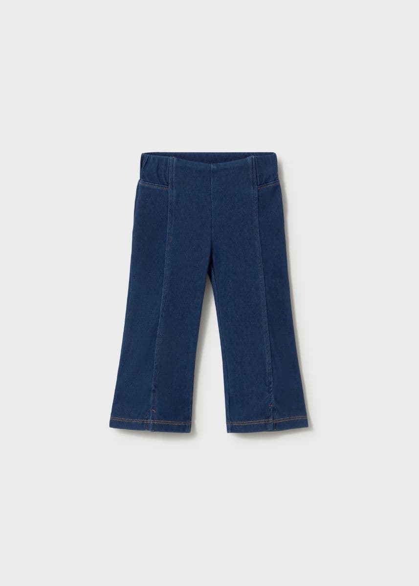 DARK BLUE FLARED LEGGINGS Image