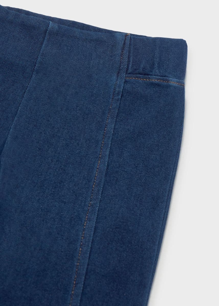 DARK BLUE FLARED LEGGINGS