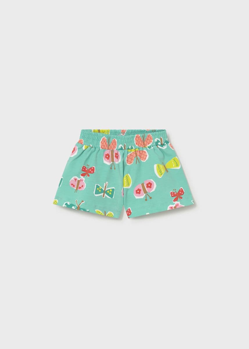 TURQUOISE COTTON SHORT Image