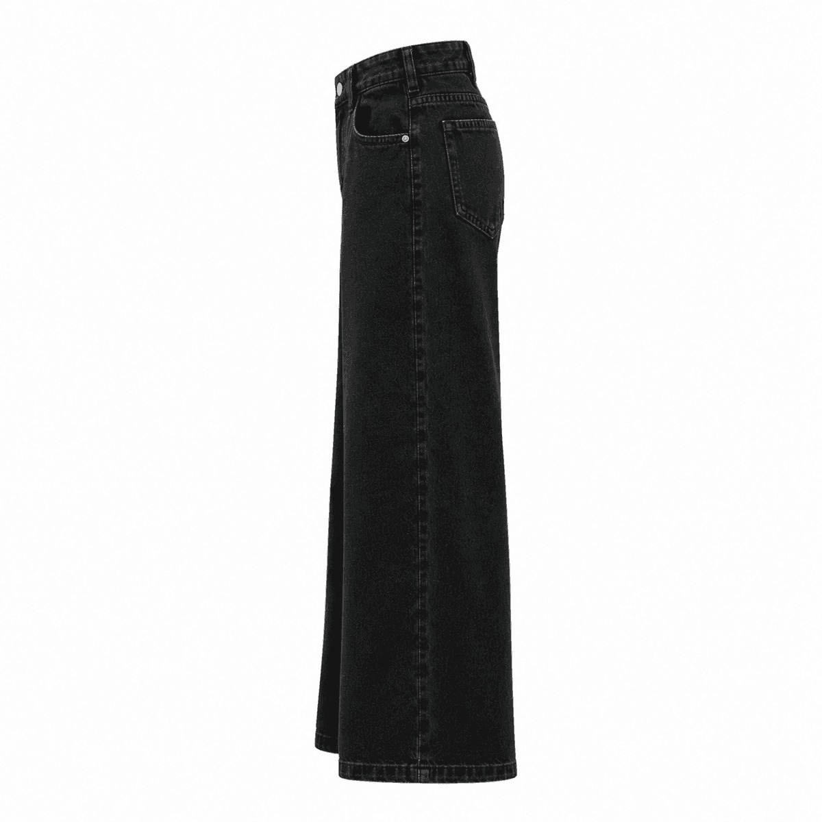 BLACK BAGGY DENIM TROUSER