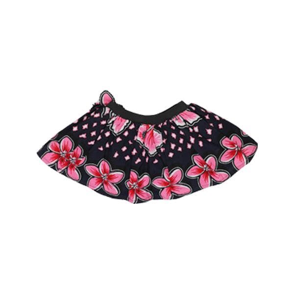 PINK/NAVY ANKARA PRINT SKIRT