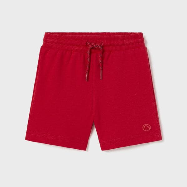 RED FLEECE SHORT