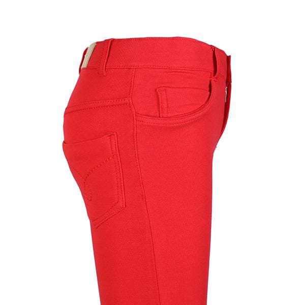 RED BASIC FLEECE TROUSERS