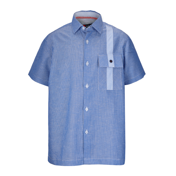 BLUE STRIPE S/S SHIRT