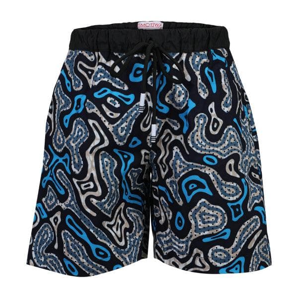MULTICOLOUR ANKARA SHORTS Image