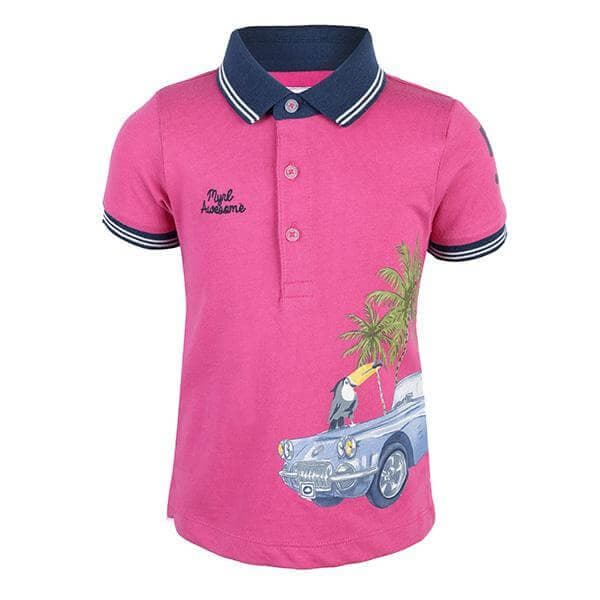 PINK SHORT SLEEVE POLO