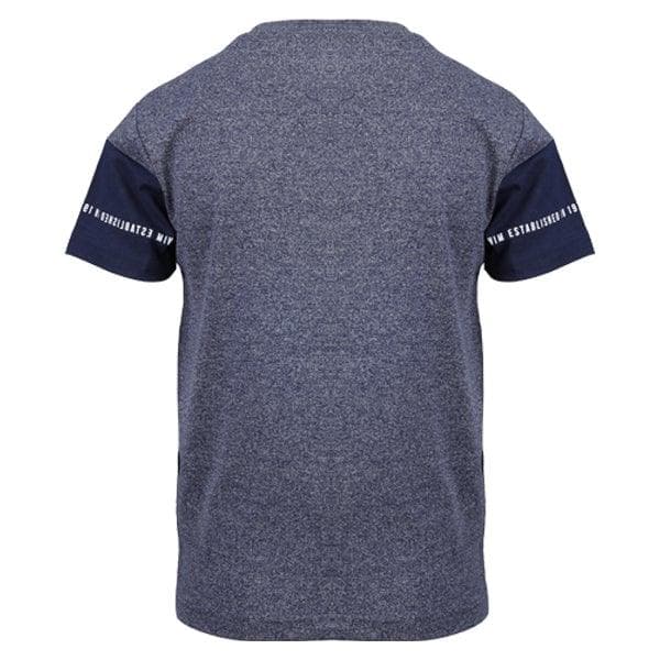 NAVY S/S PRINT TSHIRT